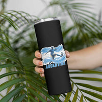 Argentina Soccer Fan Argentinian Flag Patriotic Sports Skinny Tumbler