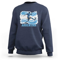 Argentina Soccer Fan Argentinian Flag Patriotic Sports Sweatshirt