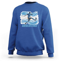 Argentina Soccer Fan Argentinian Flag Patriotic Sports Sweatshirt