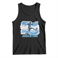 Argentina Soccer Fan Argentinian Flag Patriotic Sports Tank Top