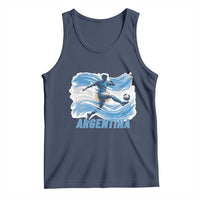 Argentina Soccer Fan Argentinian Flag Patriotic Sports Tank Top
