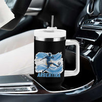 Argentina Soccer Fan Argentinian Flag Patriotic Sports Tumbler With Handle