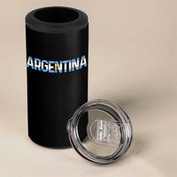 Vintage Argentina Flag Retro Argentinian 4 in 1 Can Cooler Tumbler