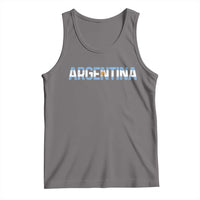 Vintage Argentina Flag Retro Argentinian Tank Top
