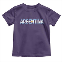 Vintage Argentina Flag Retro Argentinian Toddler T Shirt