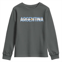 Vintage Argentina Flag Retro Argentinian Youth Sweatshirt