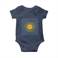 Sol de Mayo Argentina Flag Argentinian Sun Baby Onesie