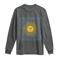 Sol de Mayo Argentina Flag Argentinian Sun Long Sleeve Shirt