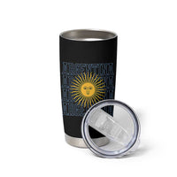Sol de Mayo Argentina Flag Argentinian Sun Tumbler Cup