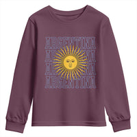 Sol de Mayo Argentina Flag Argentinian Sun Youth Sweatshirt