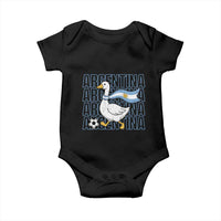 Argentina Soccer Football Baby Onesie Silly Goose Argentinian Flag Fan Supporter