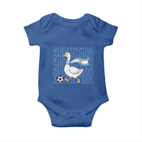 Argentina Soccer Football Baby Onesie Silly Goose Argentinian Flag Fan Supporter