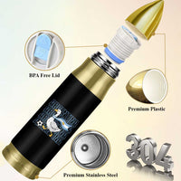 Argentina Soccer Football Bullet Tumbler Silly Goose Argentinian Flag Fan Supporter