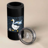 Argentina Soccer Football 4 in 1 Can Cooler Tumbler Silly Goose Argentinian Flag Fan Supporter
