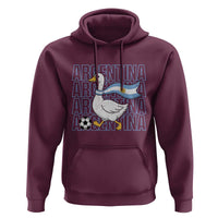 Argentina Soccer Football Hoodie Silly Goose Argentinian Flag Fan Supporter