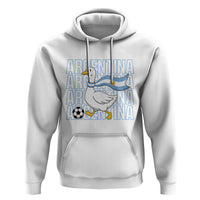 Argentina Soccer Football Hoodie Silly Goose Argentinian Flag Fan Supporter