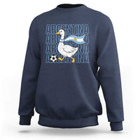Argentina Soccer Football Sweatshirt Silly Goose Argentinian Flag Fan Supporter