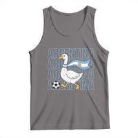 Argentina Soccer Football Tank Top Silly Goose Argentinian Flag Fan Supporter