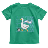 Argentina Soccer Football Toddler T Shirt Silly Goose Argentinian Flag Fan Supporter