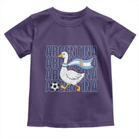 Argentina Soccer Football Toddler T Shirt Silly Goose Argentinian Flag Fan Supporter