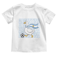 Argentina Soccer Football Toddler T Shirt Silly Goose Argentinian Flag Fan Supporter