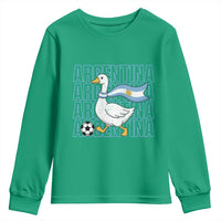 Argentina Soccer Football Youth Sweatshirt Silly Goose Argentinian Flag Fan Supporter
