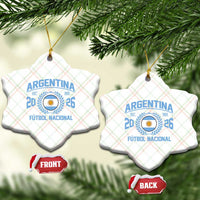 Argentina 2026 Soccer Football Fan Argentinian Flag Ceramic Ornament