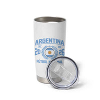 Argentina 2026 Soccer Football Fan Argentinian Flag Tumbler Cup