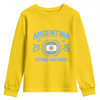 Argentina 2026 Soccer Football Fan Argentinian Flag Youth Sweatshirt
