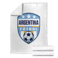 Argentina Soccer Football Throw Blanket Argentinian Football Game Day Supporter