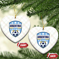 Argentina Soccer Football Ceramic Ornament Argentinian Football Game Day Supporter