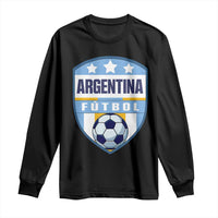 Argentina Soccer Football Long Sleeve Shirt Argentinian Football Game Day Supporter