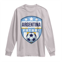 Argentina Soccer Football Long Sleeve Shirt Argentinian Football Game Day Supporter