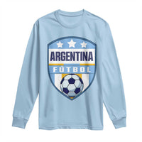 Argentina Soccer Football Long Sleeve Shirt Argentinian Football Game Day Supporter