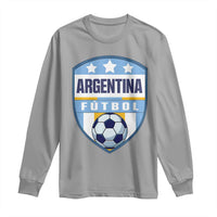 Argentina Soccer Football Long Sleeve Shirt Argentinian Football Game Day Supporter