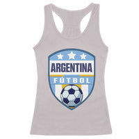Argentina Soccer Football Racerback Tank Top Argentinian Football Game Day Supporter