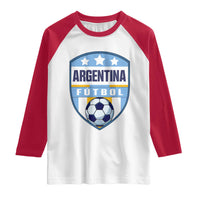 Argentina Soccer Football Raglan Shirt Argentinian Football Game Day Supporter