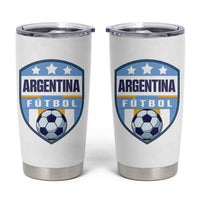 Argentina Soccer Football Tumbler Cup Argentinian Football Game Day Supporter
