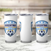 Argentina Soccer Football Tumbler Cup Argentinian Football Game Day Supporter