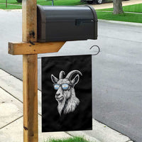 Cool Goat With Sunglasses Argentinian Flag Garden Flag Argentina Soccer Football Game Day Supporter