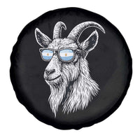 Cool Goat With Sunglasses Argentinian Flag Spare Tire Cover Argentina Soccer Football Game Day Supporter