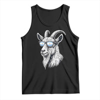 Cool Goat With Sunglasses Argentinian Flag Tank Top Argentina Soccer Football Game Day Supporter