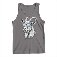 Cool Goat With Sunglasses Argentinian Flag Tank Top Argentina Soccer Football Game Day Supporter