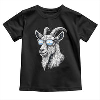 Cool Goat With Sunglasses Argentinian Flag Toddler T Shirt Argentina Soccer Football Game Day Supporter
