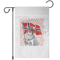 Norwegian Forest Cat Norway Flag Norge Pride Garden Flag