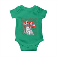 Norwegian Forest Cat Norway Flag Norge Pride Baby Onesie