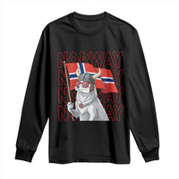 Norwegian Forest Cat Norway Flag Norge Pride Long Sleeve Shirt