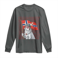 Norwegian Forest Cat Norway Flag Norge Pride Long Sleeve Shirt