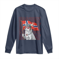 Norwegian Forest Cat Norway Flag Norge Pride Long Sleeve Shirt