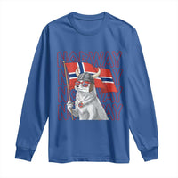 Norwegian Forest Cat Norway Flag Norge Pride Long Sleeve Shirt